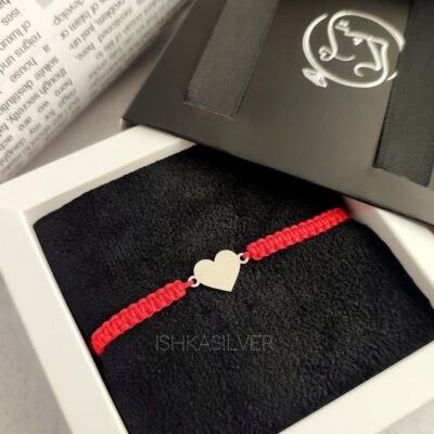 دستبند قلب توپر