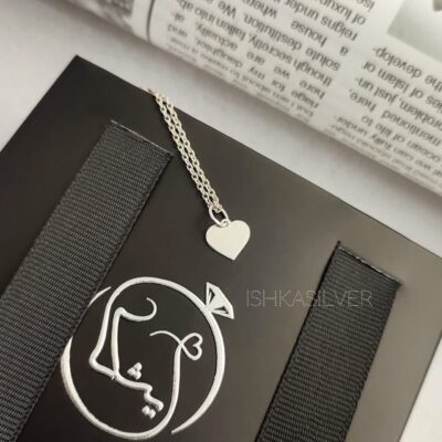 آویز پلاک قلب مینیمال